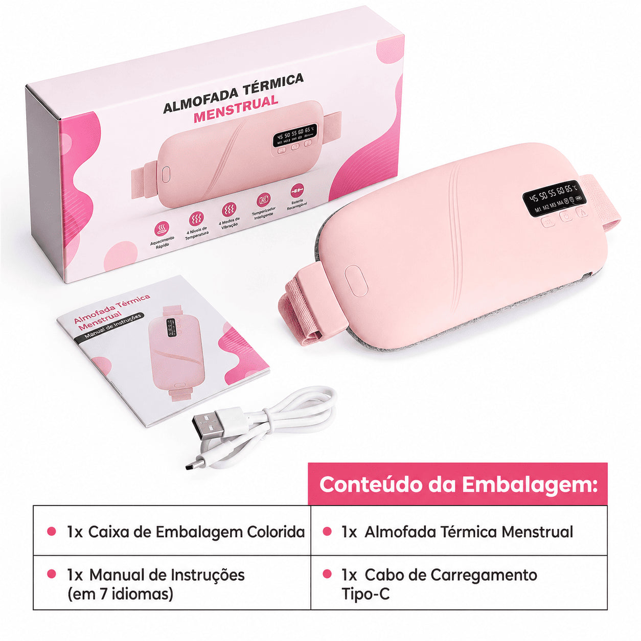 Cinta Térmica C-100 - Para Alivio Menstrual